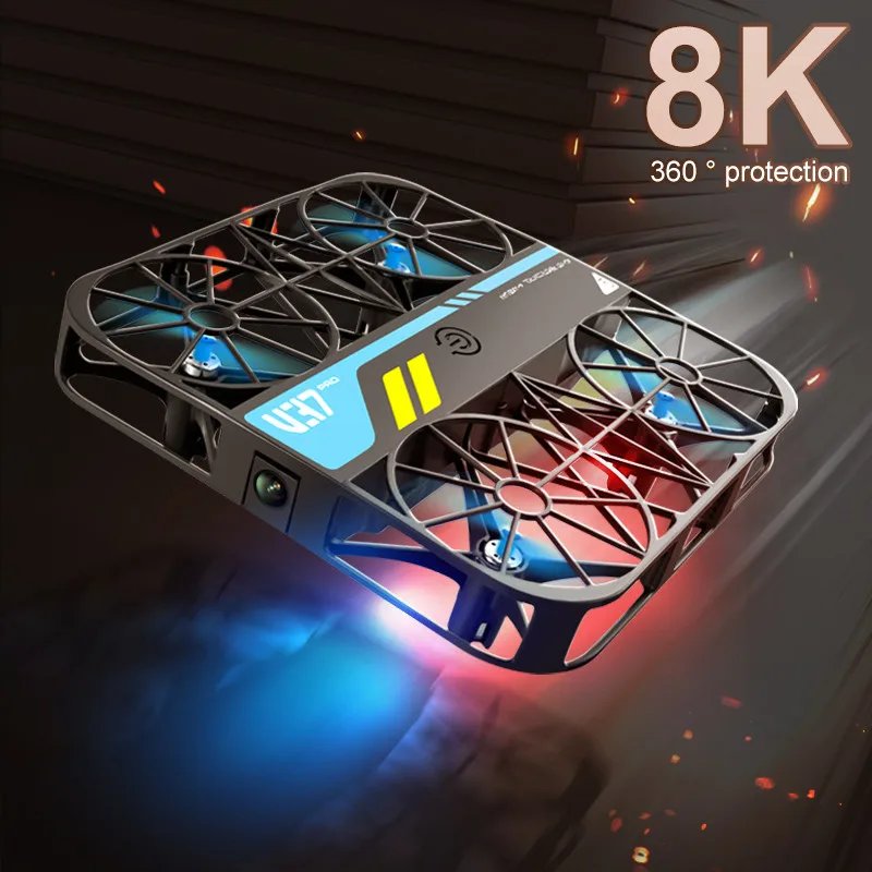 4DRC V37 New Mini 8K Drone with Camera 4K HD Easy To Carry WiFi FPV Dron Pocket Rc Helicopter Quadcopter Family Toys Gift