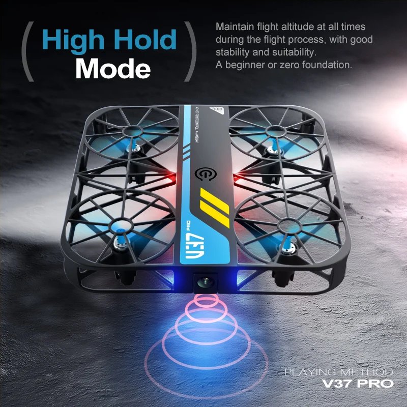4DRC V37 New Mini 8K Drone with Camera 4K HD Easy To Carry WiFi FPV Dron Pocket Rc Helicopter Quadcopter Family Toys Gift - Image 2