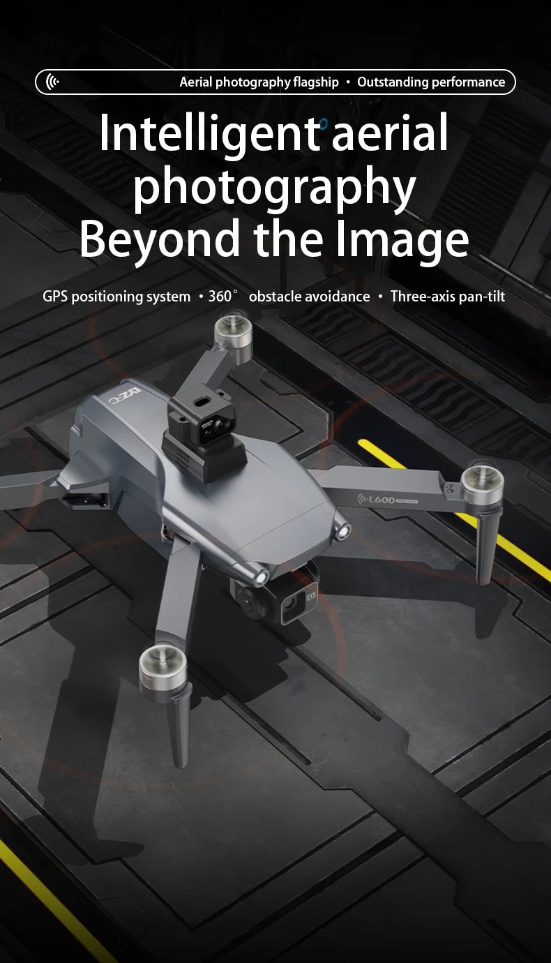 L600-1 Pro MAX 4K Professional Drone With HD Camera 3-Axis Gimbal GPS Dron 360° Obstacle Avoidance 5G WIFI RC Quadcopter Toys