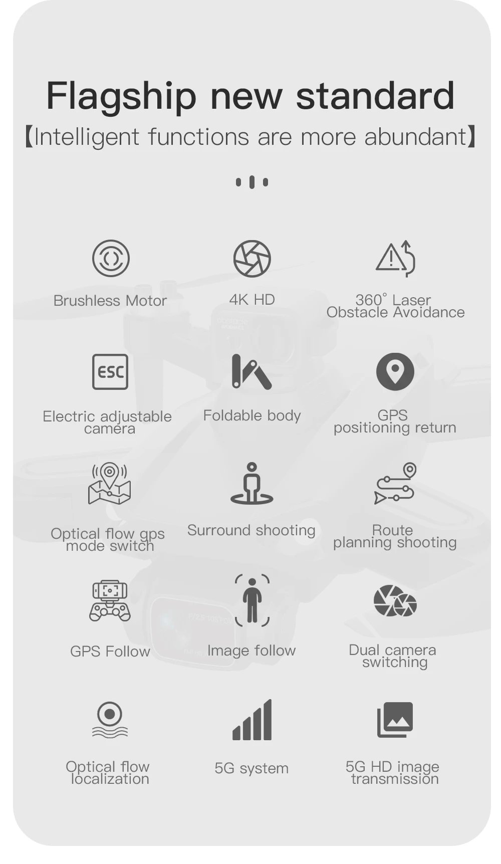 New L200 PRO MAX 4K Professional Drone GPS EIS Dual Camera Obstacle Avoidance Flight 2-axis PTZ Brushless Helicopter GPS RC toys