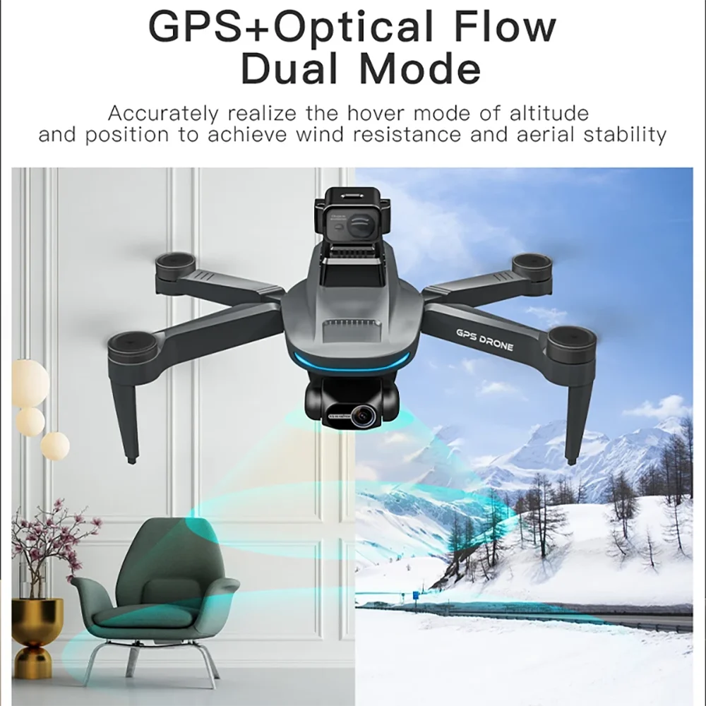 New L200 PRO MAX 4K Professional Drone GPS EIS Dual Camera Obstacle Avoidance Flight 2-axis PTZ Brushless Helicopter GPS RC toys - Image 5