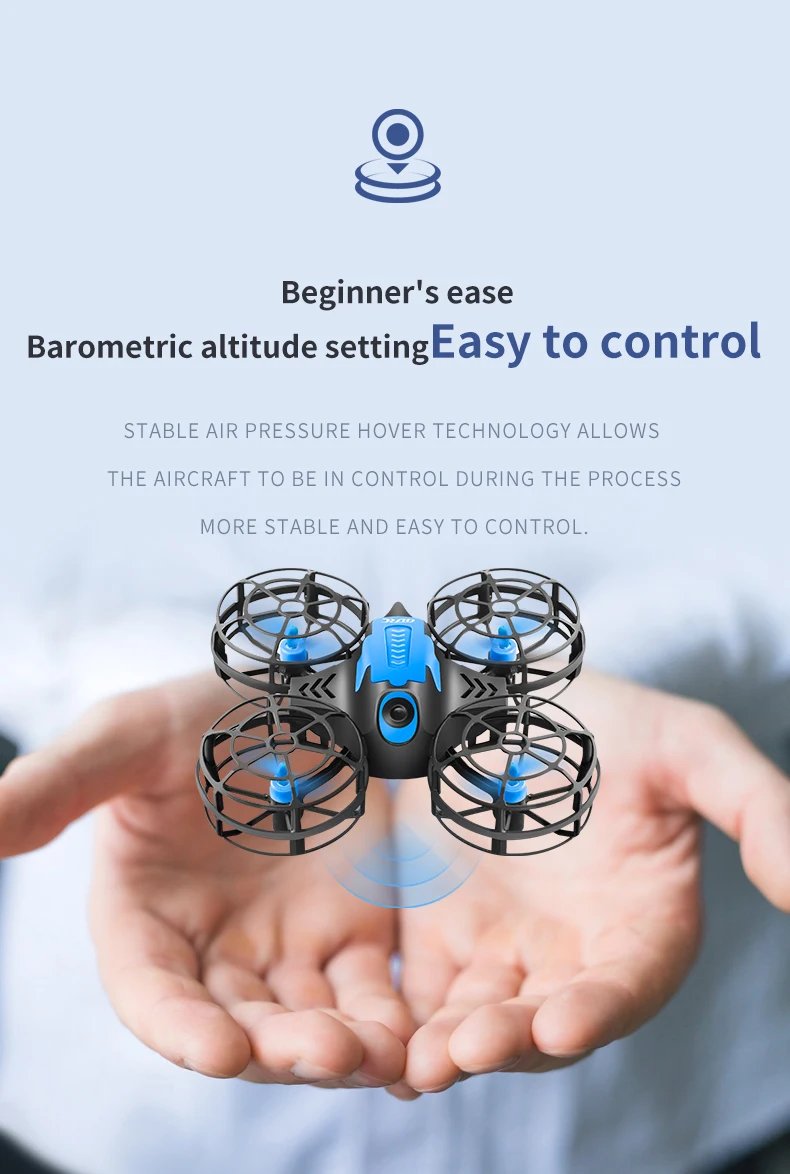 4DRC V18 Mini Drone 3D Flip Headless Mode Drones Air Pressure Height Maintain RC Quadcopter Dron Children's Toy Gift NEW 4DRC V18 Mini Drone 3D Flip Headless Mode Drones Air Pressure Height Maintain RC Quadcopter Dron Children's Toy Gift NEW