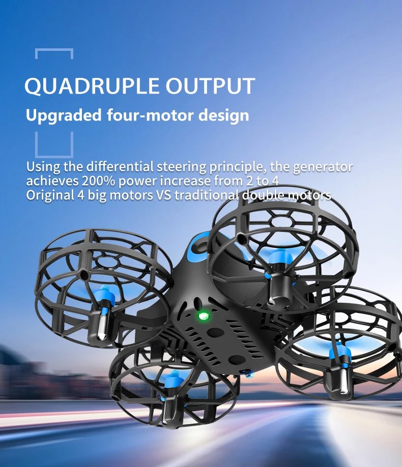 4DRC V18 Mini Drone 3D Flip Headless Mode Drones Air Pressure Height Maintain RC Quadcopter Dron Children's Toy Gift NEW 4DRC V18 Mini Drone 3D Flip Headless Mode Drones Air Pressure Height Maintain RC Quadcopter Dron Children's Toy Gift NEW