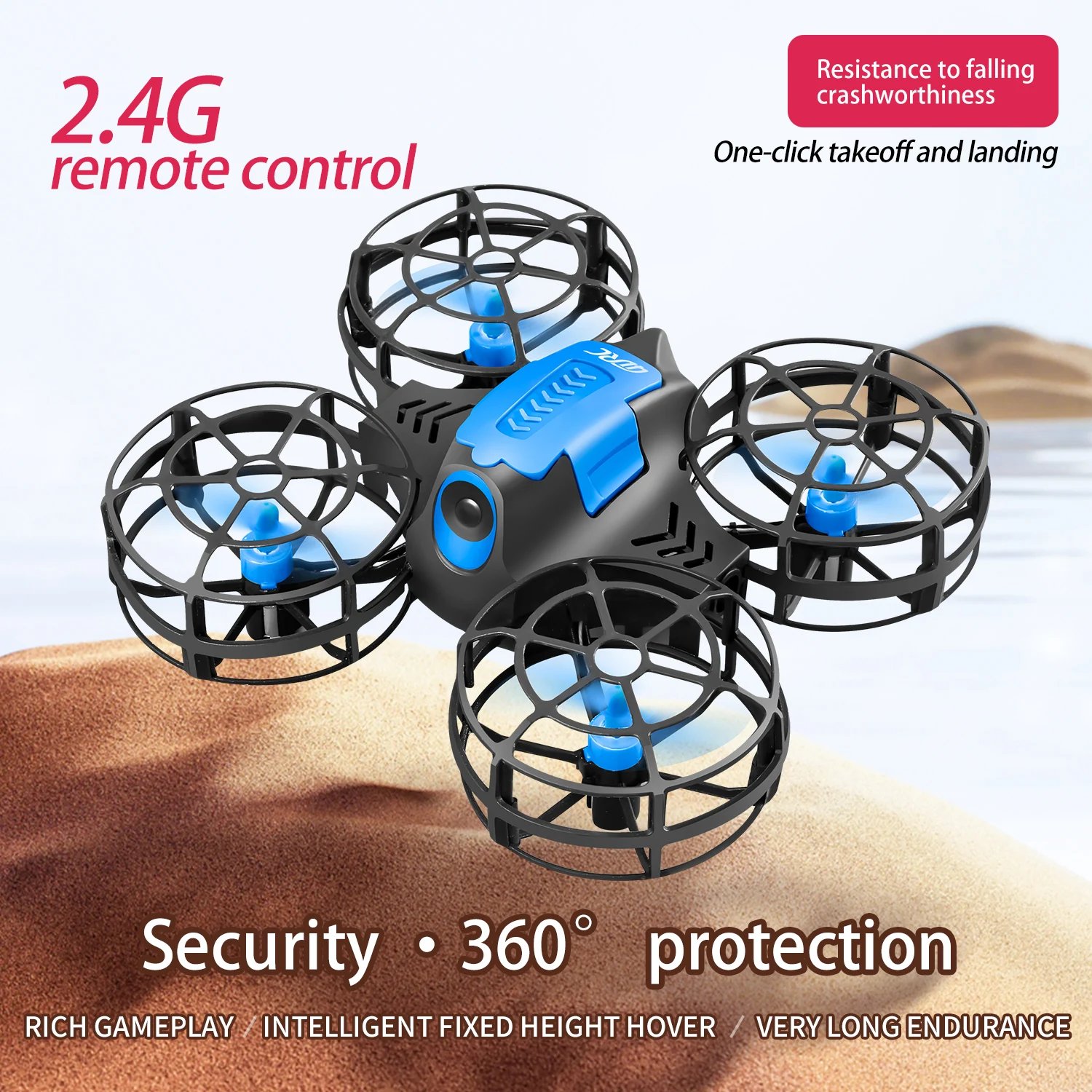 4DRC V18 Mini Drone 3D Flip Headless Mode Drones Air Pressure Height Maintain RC Quadcopter Dron Children's Toy Gift NEW - Image 4