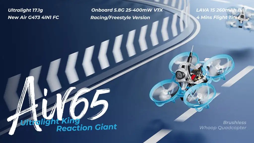 BETAFPV Air65 Brushless Whoop Quadcopter RC Racing Drones 2025 NEW