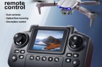 New Upgraded Drone E88 Pro 4K Dual-Camera HD Aerial Photography Dron with Screen Foldable Quadcopter RC Toy for Kids Boys Gifts