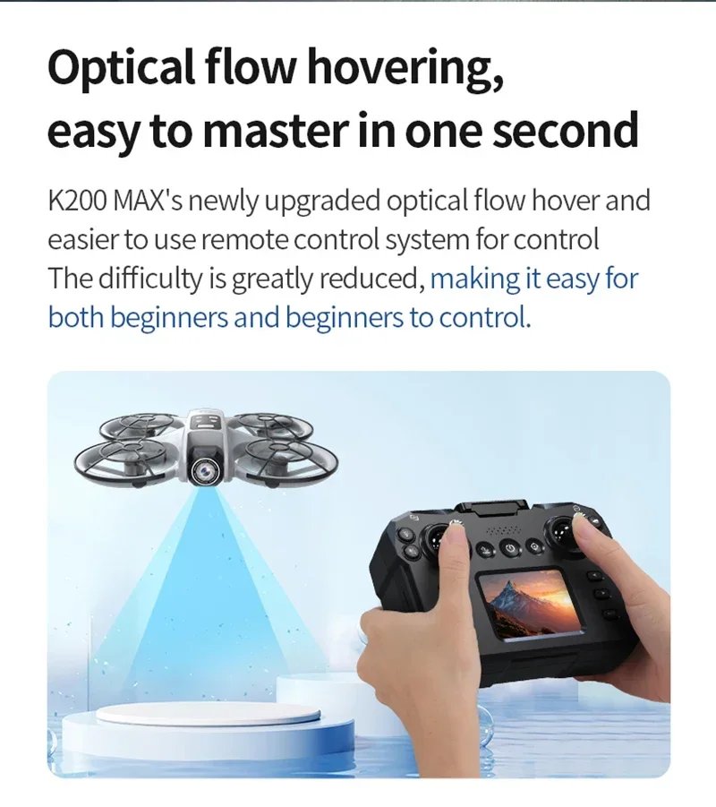 Xiaomi K200 Max Mini Drone with Camera HD 8K 1080P FPV RC Drones Profesional Five-sided Obstacle Avoidance Helicopter Drone Toy