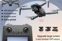 S-X1 MAX GPS Drone 4K Professional HD Camera 3-Axis Gimbal 5G Digital image transmission Large Screen FPV Dron RC Quadcopter 5KM