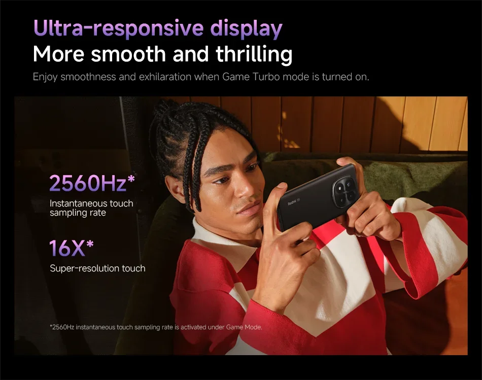 【Brand+】 Xiaomi Redmi Note 14 Pro+ 5G Smartphone 200MP AI camera Snapdragon® 7s Gen 3 120W HyperCharge 6.67 AMOLED display