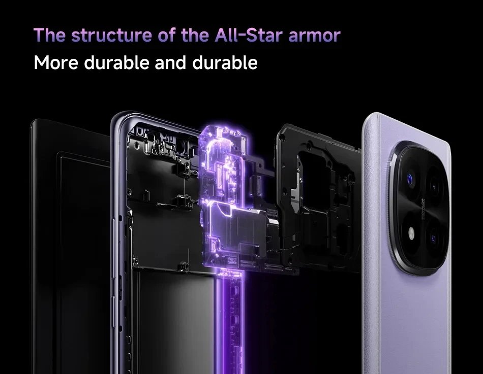 【Brand+】 Xiaomi Redmi Note 14 Pro+ 5G Smartphone 200MP AI camera Snapdragon® 7s Gen 3 120W HyperCharge 6.67 AMOLED display