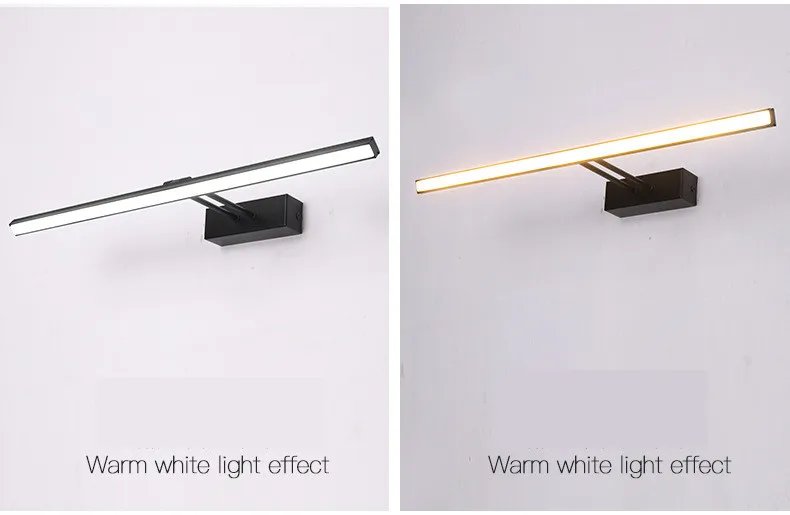 bath mirrors bathroom vanity waterproof led light mirror lamp for makeup mirrors with lights Led Mirror Light Wall Sconces