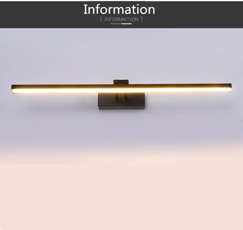 bath mirrors bathroom vanity waterproof led light mirror lamp for makeup mirrors with lights Led Mirror Light Wall Sconces