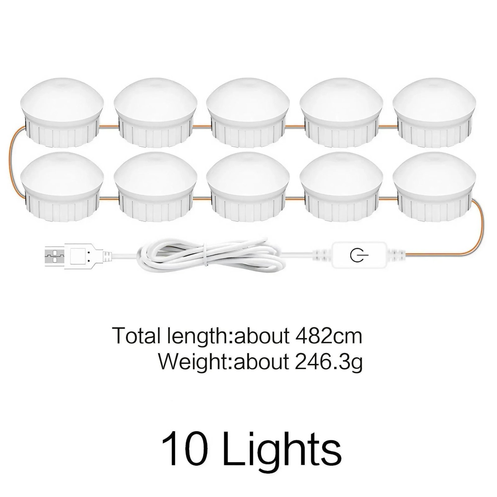 1PC(10 Lights)