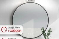 Modern LED Mirror Light Three Colors Lights Aluminum Led Bathroom Bath Mirror Line Lamp Make Up Light Bathroom Mirror Wall Lamps