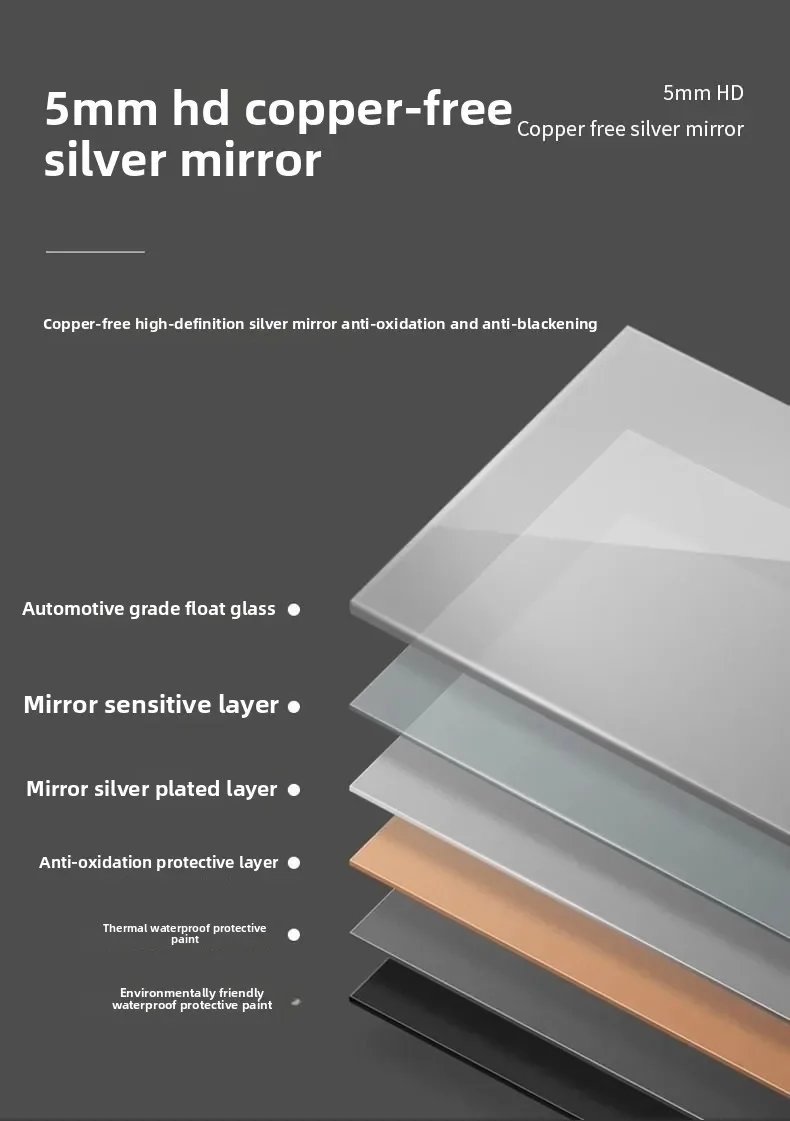 Oval Smart Mirror Defogging Bathroom Mirror with Light Led Vanity Mirror Wall Hanging Full Body Mirror Shower Mirror Spiegel