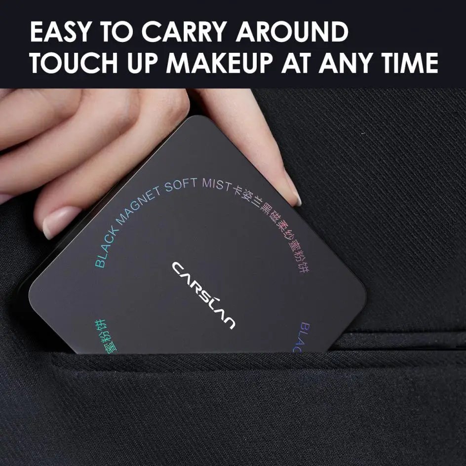 CARSLAN Stay Matte Face Pressed Powder Compact 24H Long Lasting Oil Control Translucent Loose Setting Powder For Face Makeup