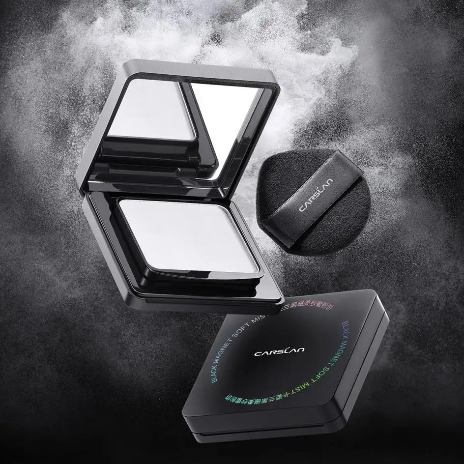 CARSLAN Stay Matte Face Pressed Powder Compact 24H Long Lasting Oil Control Translucent Loose Setting Powder For Face Makeup