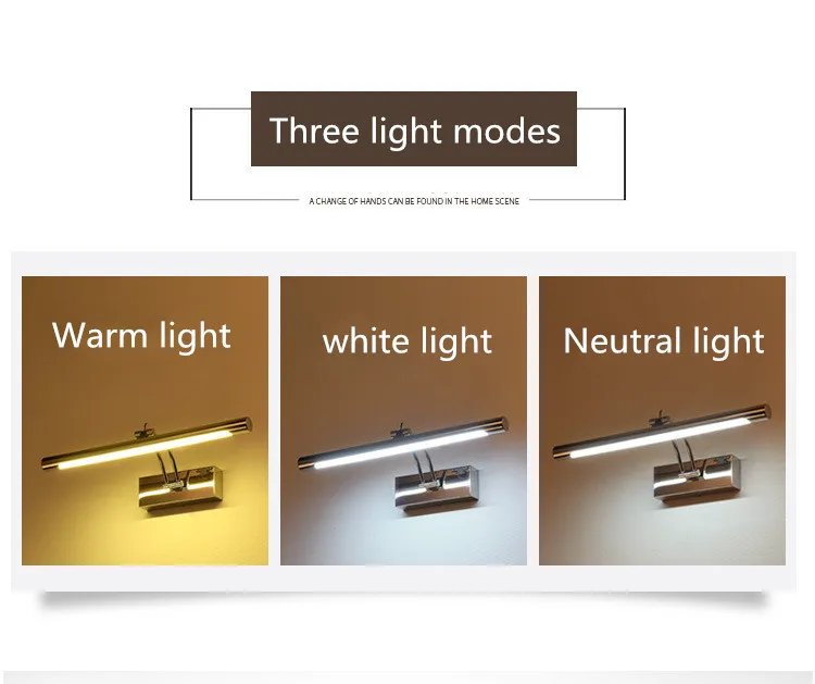 mirror headlights LED makeup lights bathroom mirror cabinet lights home and hotel engineering simple and fashionable wall lights