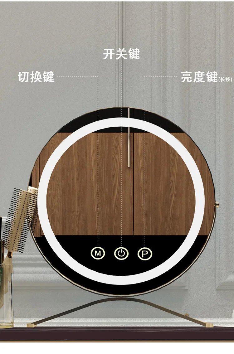 Makeup Storage Dresser Sets Nordic Led Lights Mirrors Girls Dressing Table Drawer Organizer Coiffeuse De Chambre Room Furniture