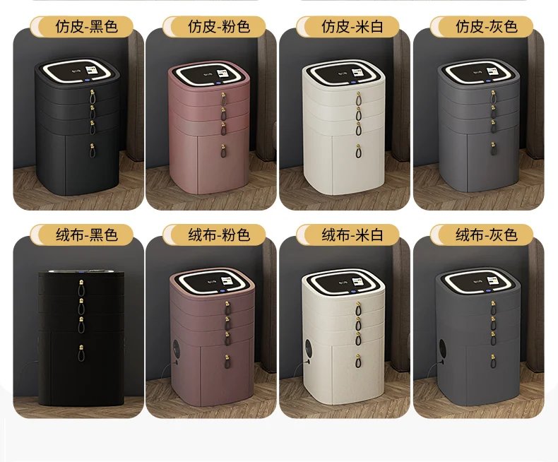 Lights Mirror Vanity Table Jewelry Bluetooth Charging Girl Makeup Bedroom Dressers Drawers Cabinet Set Coiffeuse Furniture Home