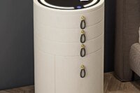 Lights Mirror Vanity Table Jewelry Bluetooth Charging Girl Makeup Bedroom Dressers Drawers Cabinet Set Coiffeuse Furniture Home