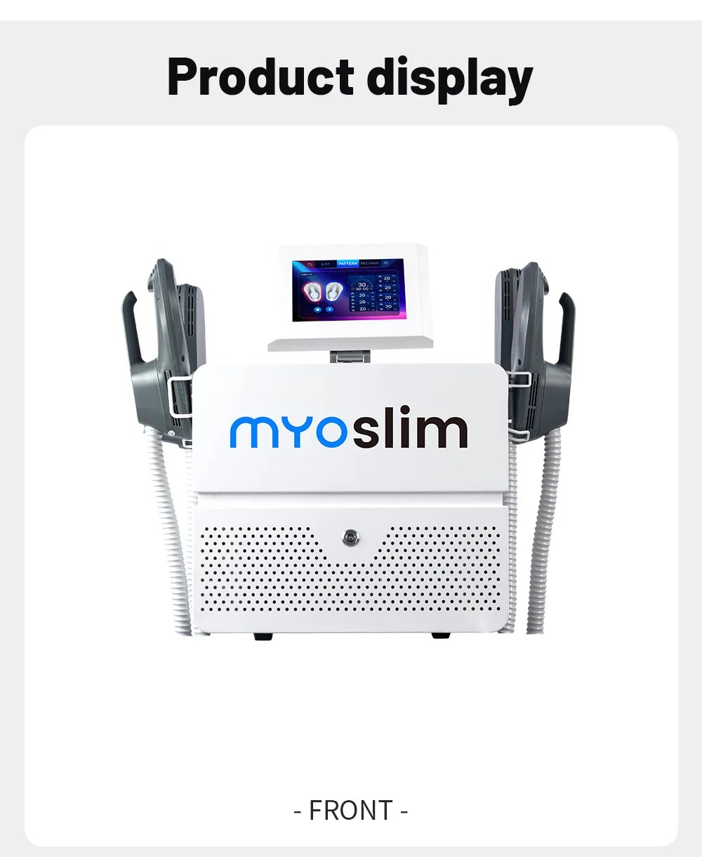 Machines HI EMT RF EMS Electromagnetic Muscle Stimulator Professional Sculp 6500w 5 Handle Pelvic Girdle