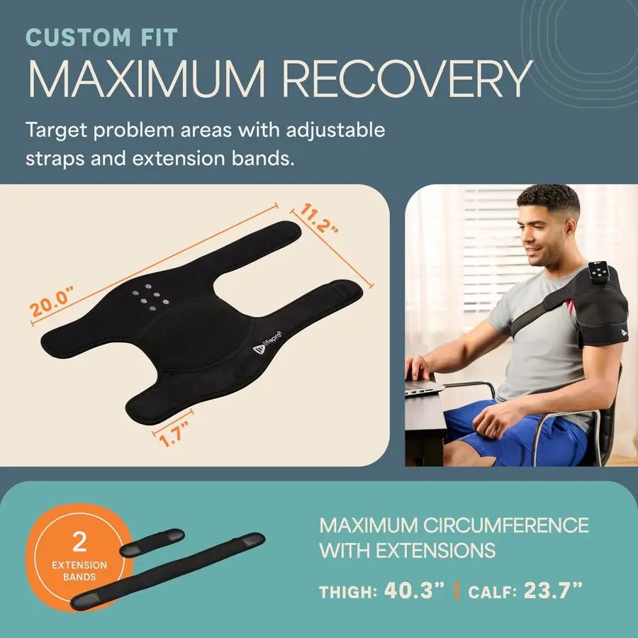 Red Light Therapy Knee Brace Portable Infrared Device for Daily Wellness, amp Relaxation Ideal Knee Massager for Athletes and Ac - Image 6