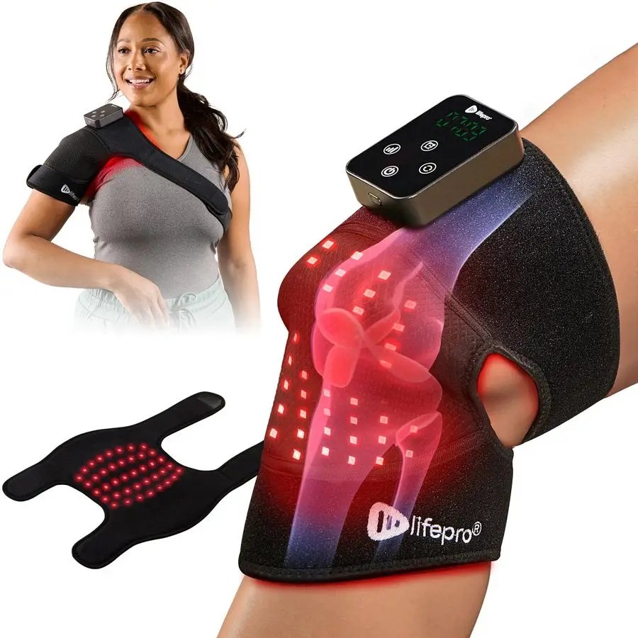 Red Light Therapy Knee Brace Portable Infrared Device for Daily Wellness, amp Relaxation Ideal Knee Massager for Athletes and Ac Red Light Therapy Knee Brace Portable Infrared Device for Daily Wellness, amp Relaxation Ideal Knee Massager for Athletes and Ac