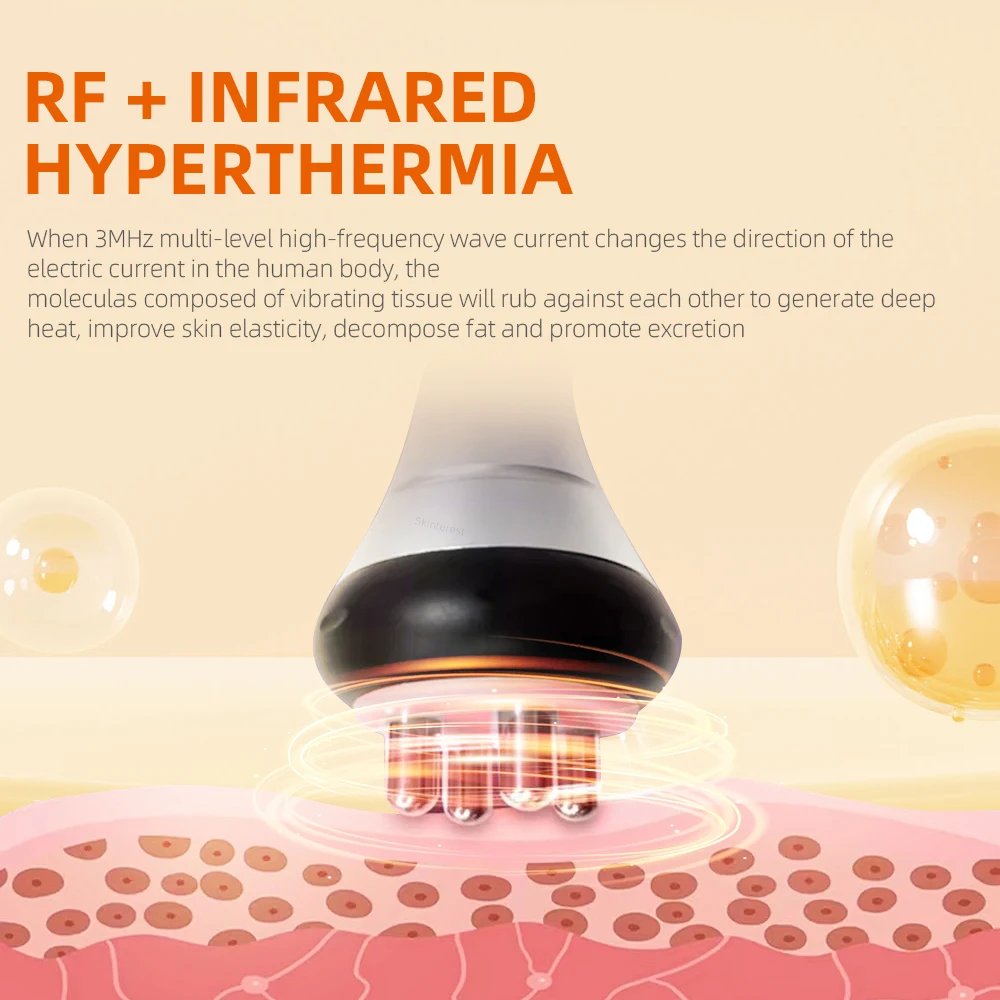 4IN1 Cavitation  Body Slimming 40K Machine Beauty Massager Skin Tighten Face Lifting Vacuum Suction（Overseas Warehouse Shipment）