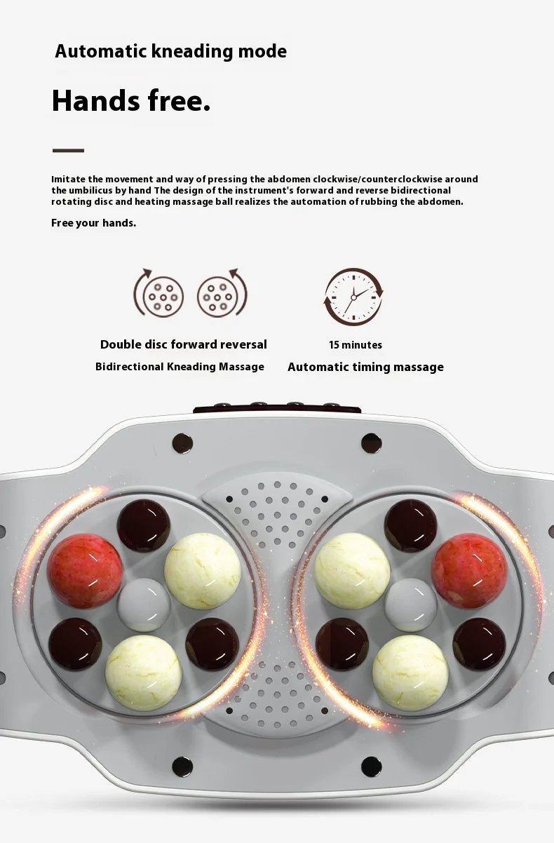 Stomach massager, Bian Shi hot compress abdominal massager, portable charging device, bid farewell to abdominal discomfort, esse