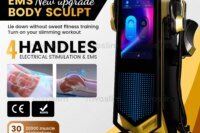 MYOslim RF EMS Body Sculpting Machine 18.5 Inch Screen Fat Weight Loss Electromagnetic Sculpt Slimming Muscle Stimulation Device