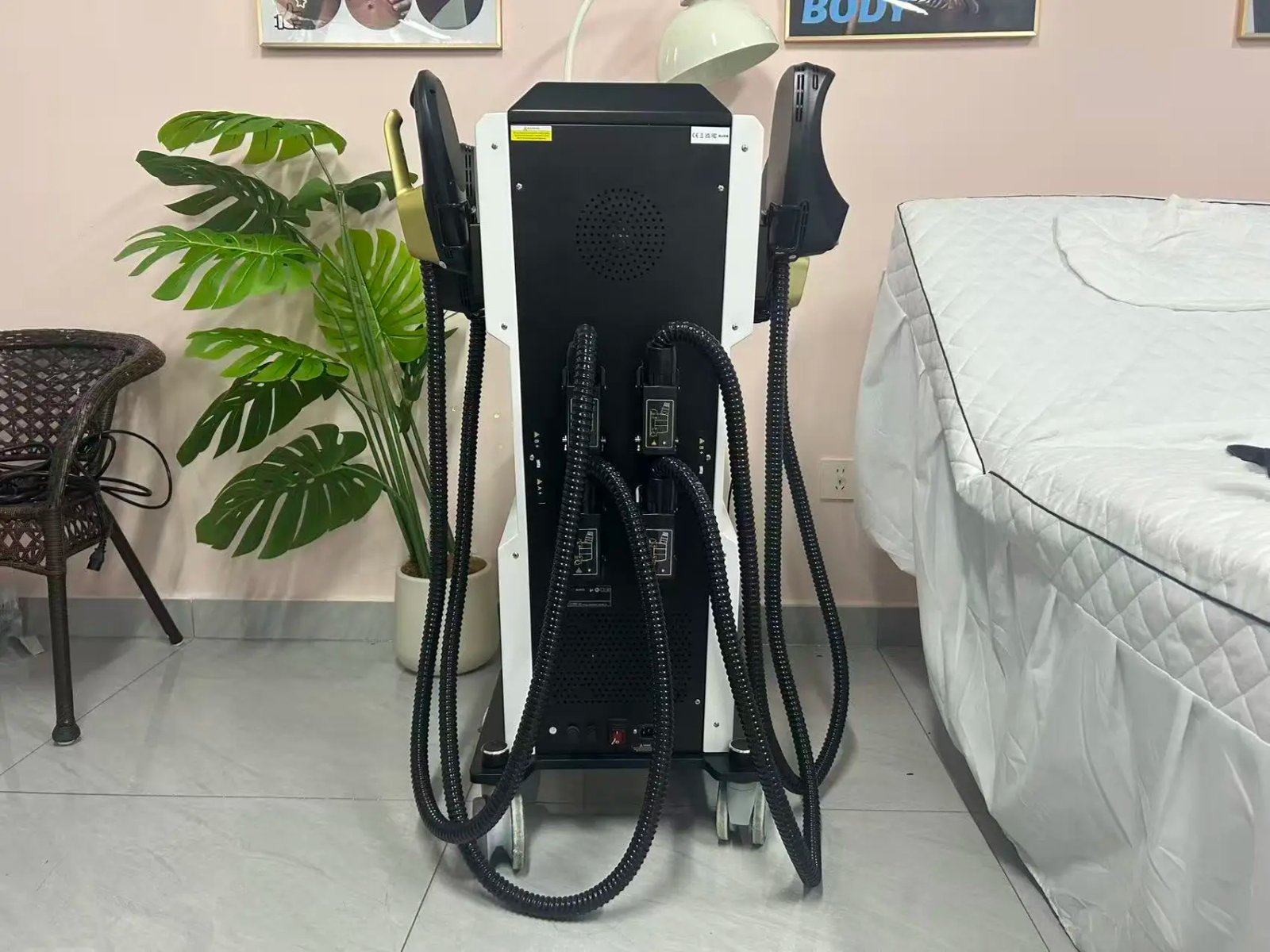 Professional Ems Body Sculpt Machine Myoslim Neo Muscle Stimulators Full Body Massager 5 handles with Pelvic Floor Cushion