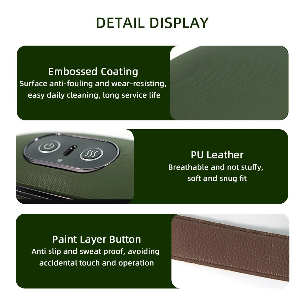 Bionic Finger Neck Shoulder Massager Wireless Neck Cervical Trapezius Kneading Massage Shawl Brushless Motor Neck masajeador