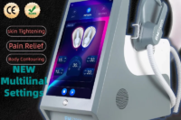 Professional RF EMSzero Body Sculpting Machine Electric EMS Fat Burning Slimming Muscle Stimulator 15 Tes 6500W 5 Handle Neo