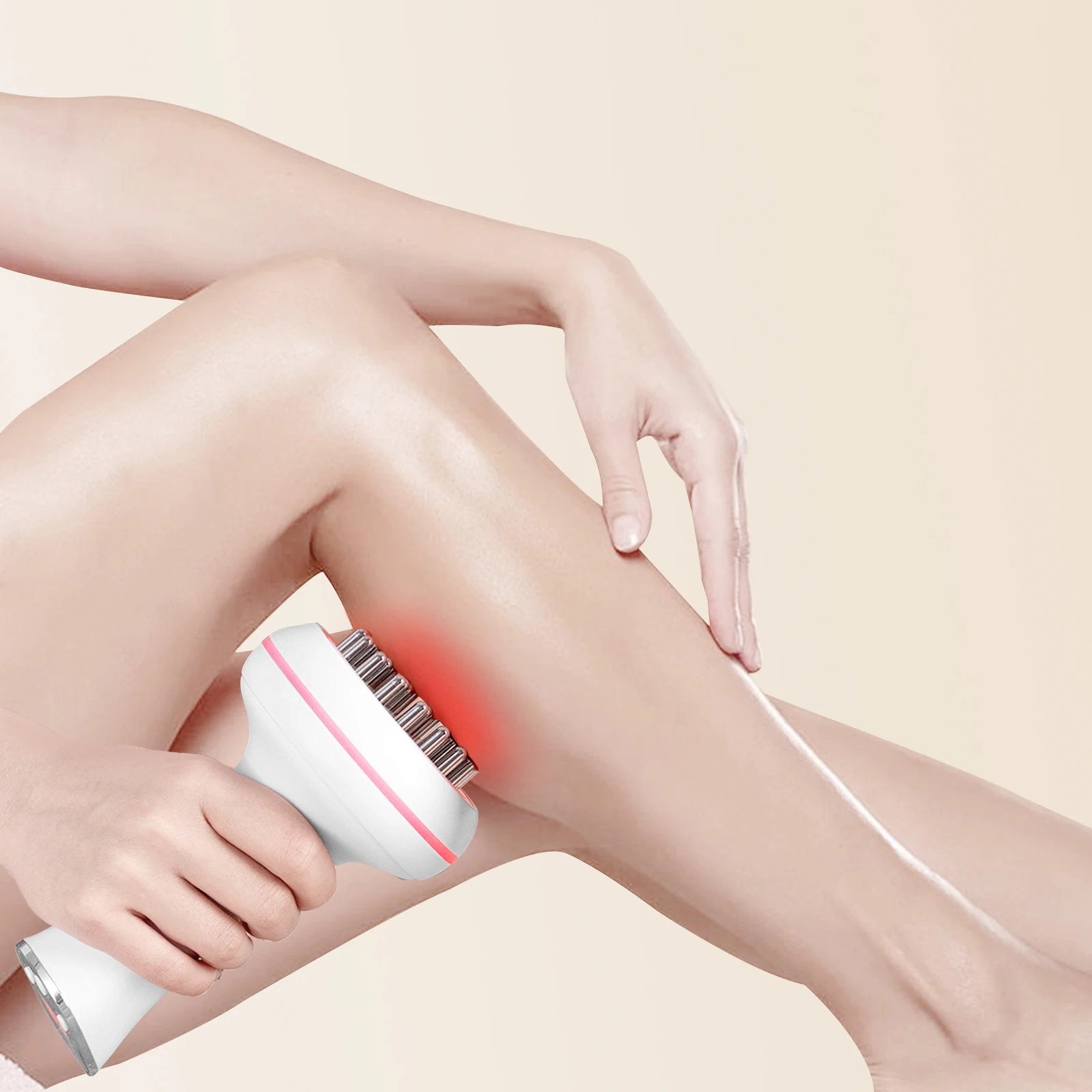 Household electric meridian brush leg abdomen shoulder and neck massager scraping instrument relax the muscles of the whole body Household electric meridian brush leg abdomen shoulder and neck massager scraping instrument relax the muscles of the whole body