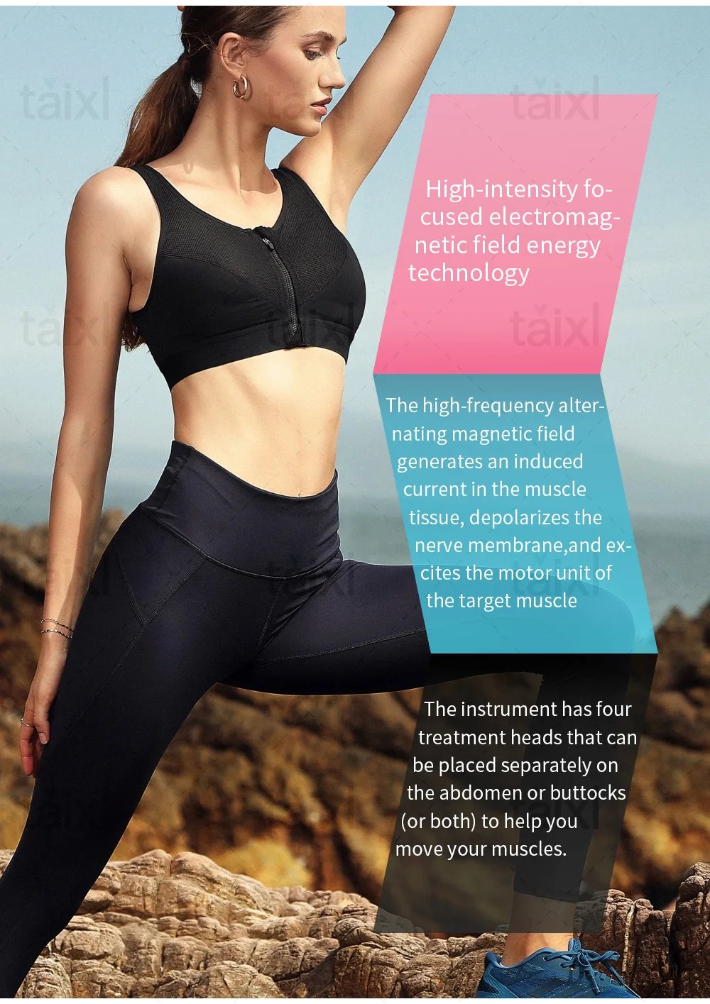 Portable Emtt Physio Magneto Therapy Magnetoterapia Pain Relief PEMF Sports Injury Therapy Magnetotherapy Physiotherapy Machine