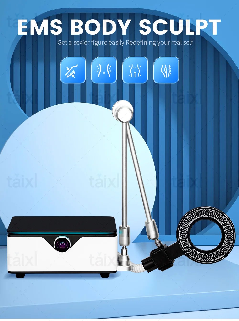 Portable Emtt Physio Magneto Therapy Magnetoterapia Pain Relief PEMF Sports Injury Therapy Magnetotherapy Physiotherapy Machine