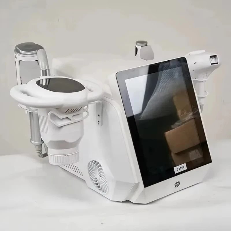 Portable Blood Circulation Face Lifting Weight Loss Body Slim Rotary Negative Pressure RF Inner Ball Roller V-Shaping Machine