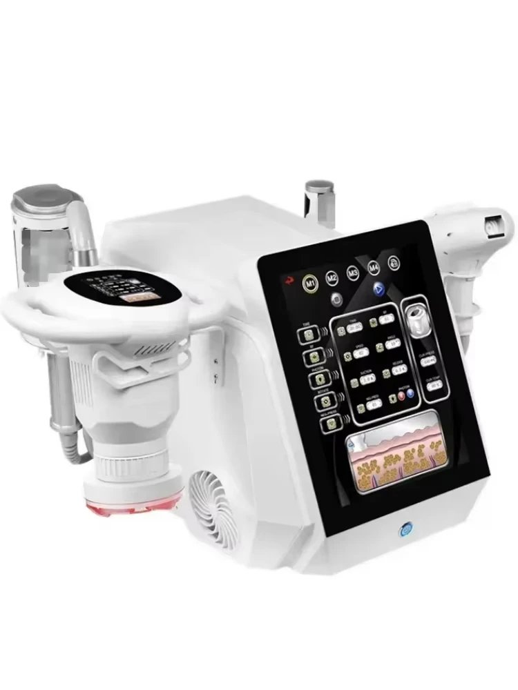 Portable Blood Circulation Face Lifting Weight Loss Body Slim Rotary Negative Pressure RF Inner Ball Roller V-Shaping Machine - Image 5