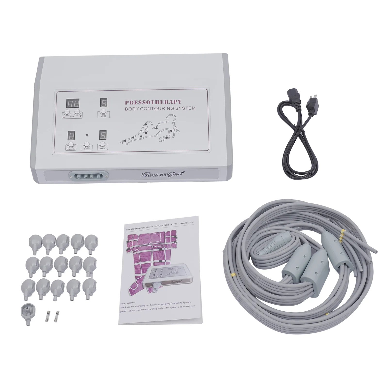 Pressotherapy Air Pressure Machine Slimming Suit Body Slimming Beauty Massager Pump Leg Wraps Foot Ankles Socks Detoxification