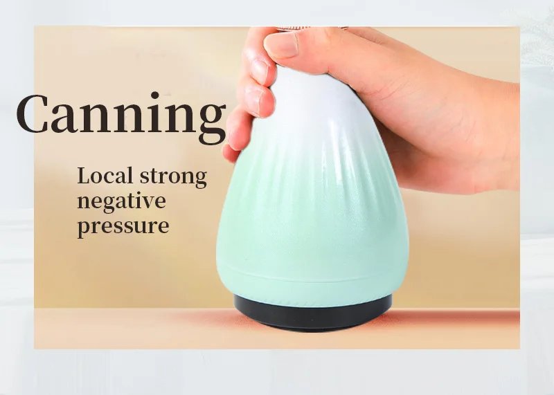 Electric Cupping Kit for Massage Moxibustion Therapy with Heat Massage Tool Lymphatic Drainage Massager Pain Relief for Back