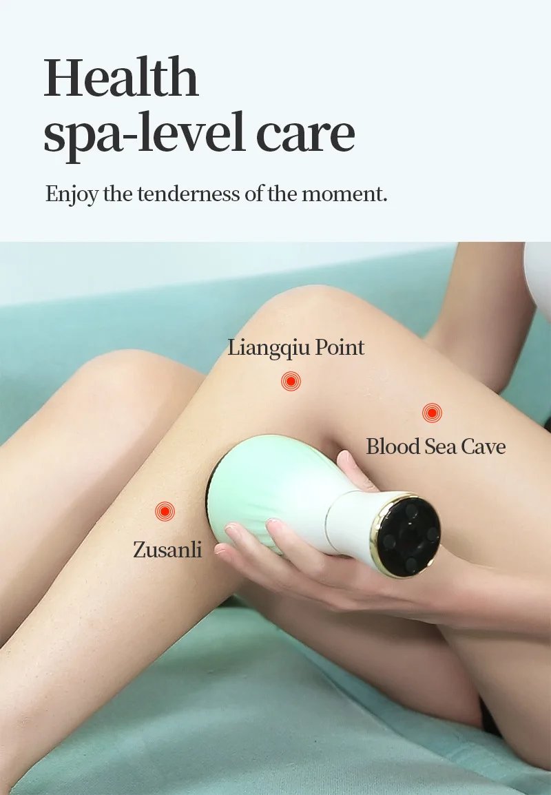 Electric Cupping Kit for Massage Moxibustion Therapy with Heat Massage Tool Lymphatic Drainage Massager Pain Relief for Back