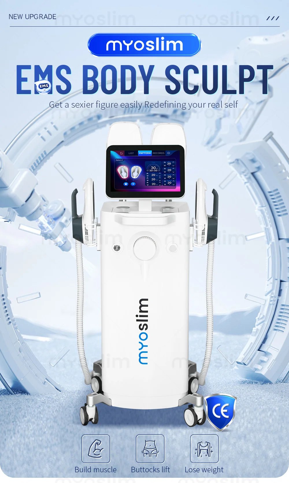 MyoSlim 6500W RF EMS Body Sculpting Machihjdfdfgkhvnchgkjhjcgjhvchgkjhjcghjgkchgfyjfxgfjdfhsydhffyg