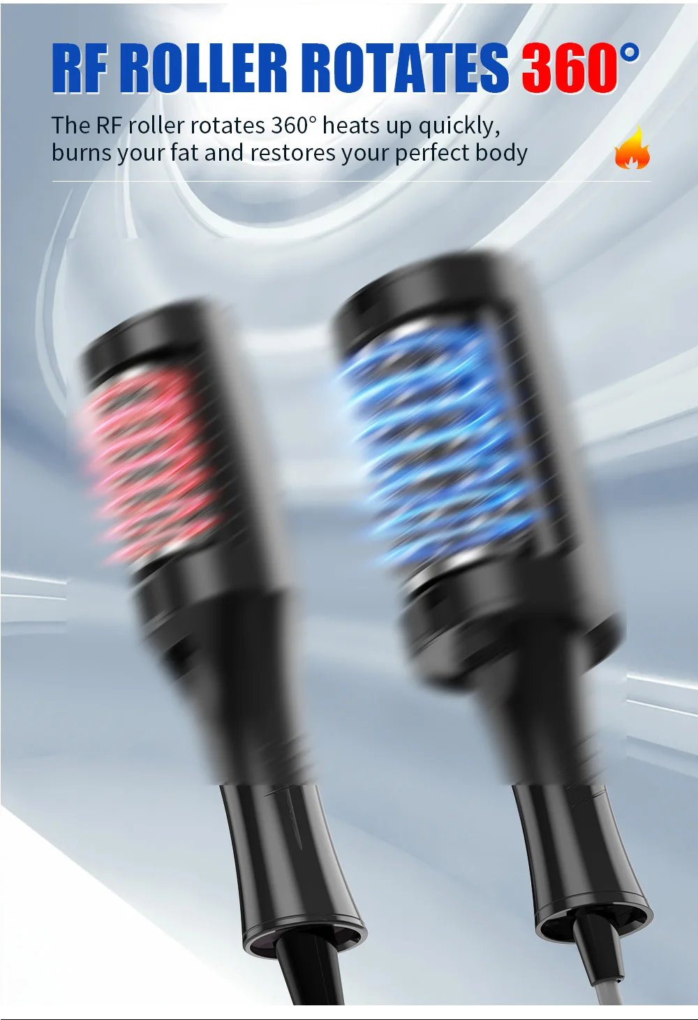 NEW Portable Vela Inner Ball Roller Massage Machine Body slimming Shape Physical Therapy Removal Endo lymphatic drainage spheres