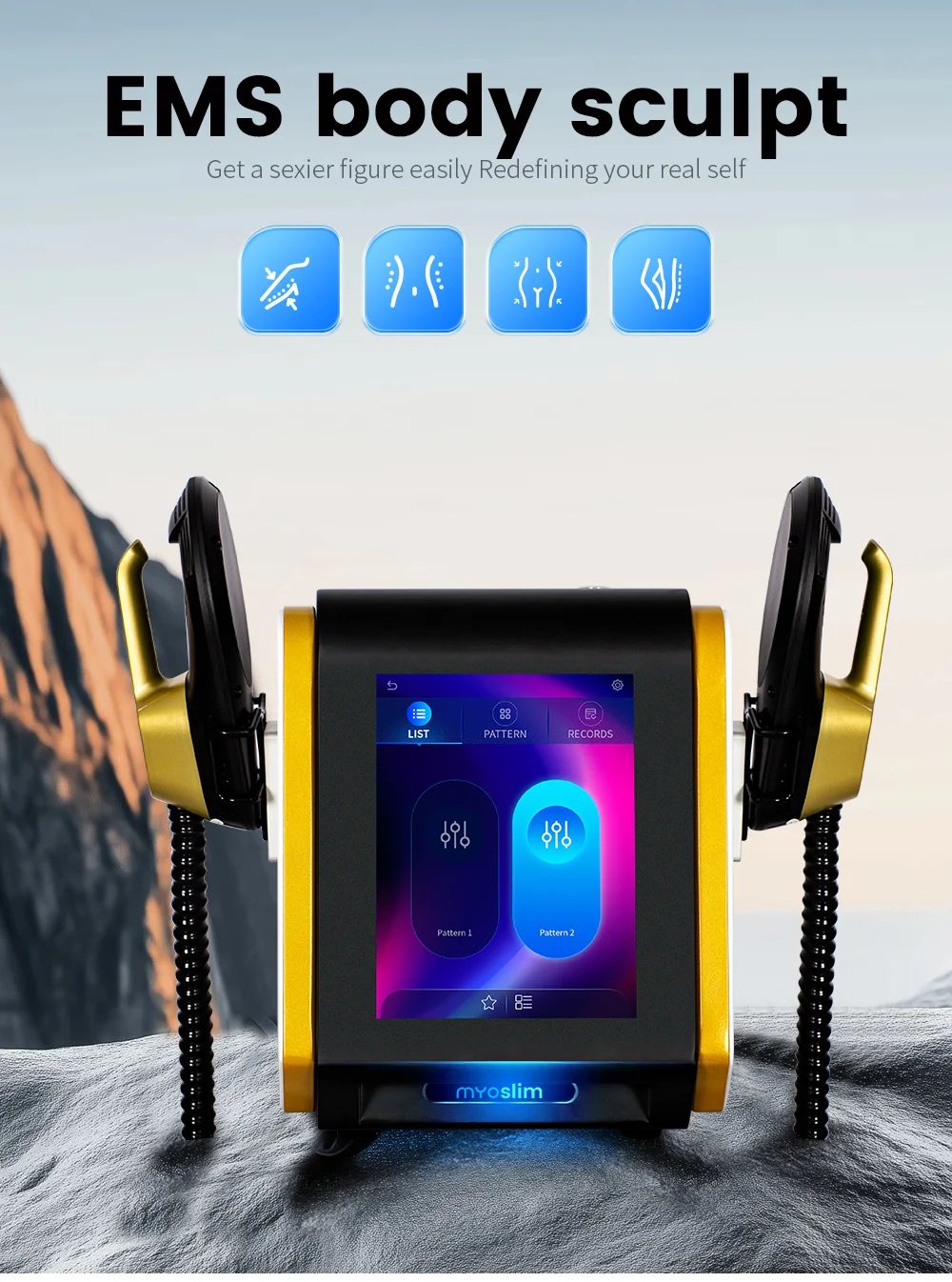 EMS Professional Body Sculpting Machine Electronic Muscle Stimulat HI-EMT For Non-Invasive Fat Burning Muscle Building EMS Professional Body Sculpting Machine Electronic Muscle Stimulat HI-EMT For Non-Invasive Fat Burning Muscle Building