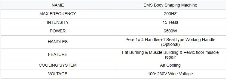 EMS Professional Body Sculpting Machine Electronic Muscle Stimulat HI-EMT For Non-Invasive Fat Burning Muscle Building EMS Professional Body Sculpting Machine Electronic Muscle Stimulat HI-EMT For Non-Invasive Fat Burning Muscle Building