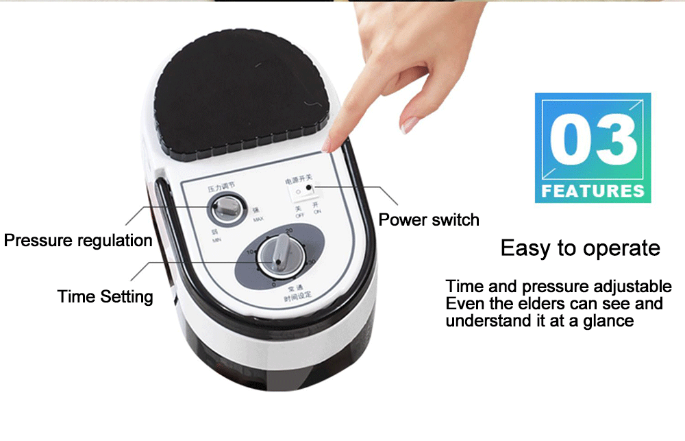 Thigh Air Compression Pressure Massager,Relieve Varicose Veins,Promote Blood Circulation,Relieve Thrombus,Leg Massager Machine