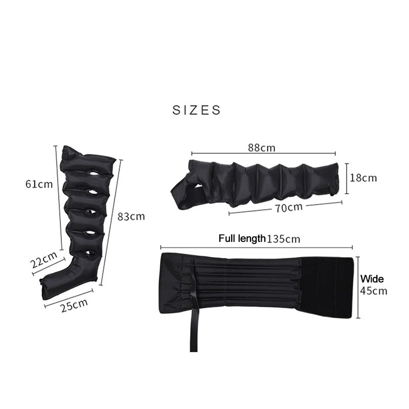 Thigh Air Compression Pressure Massager,Relieve Varicose Veins,Promote Blood Circulation,Relieve Thrombus,Leg Massager Machine