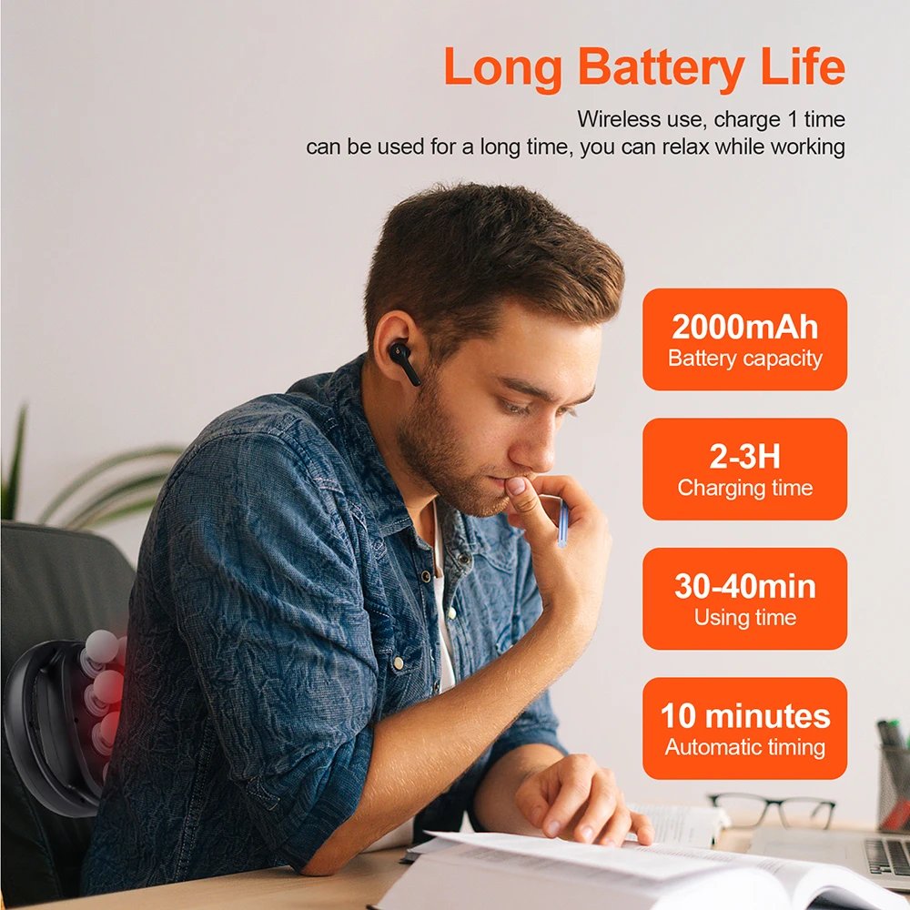 16-Head Fascia Gun High-Frequency Vibration Body Massage Gun Waist and Back  Massager Neck Shoulder Massager Muscle masajeador