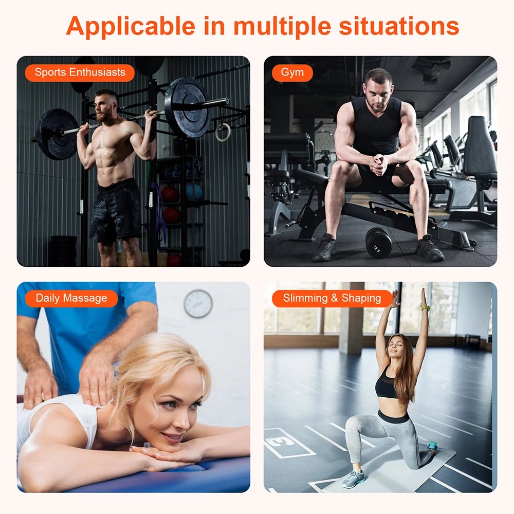 16-Head Fascia Gun High-Frequency Vibration Body Massage Gun Waist and Back  Massager Neck Shoulder Massager Muscle masajeador